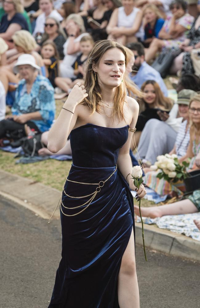 Jillian Bonell at Harristown State High School formal at Highfields Cultural Centre, Friday, November 17, 2023. Picture: Kevin Farmer