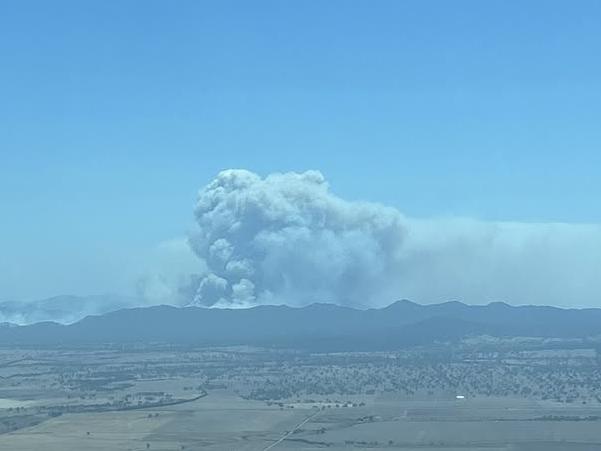 The SES says the fire may burn for a few more days. Picture: VicEmergency