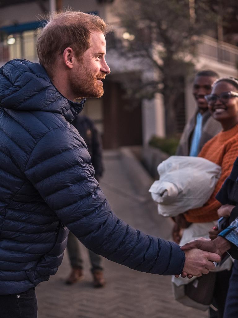 Harry just wrapped up a solo tour of Lesotho. Picture: Brian Otieno/Getty Images for Sentebale