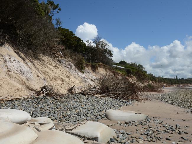 Serious erosion is continuing to cause concerns on Clarkes Beach in Byron Bay. Some of the beach access points remain closed as of Friday, September 18.