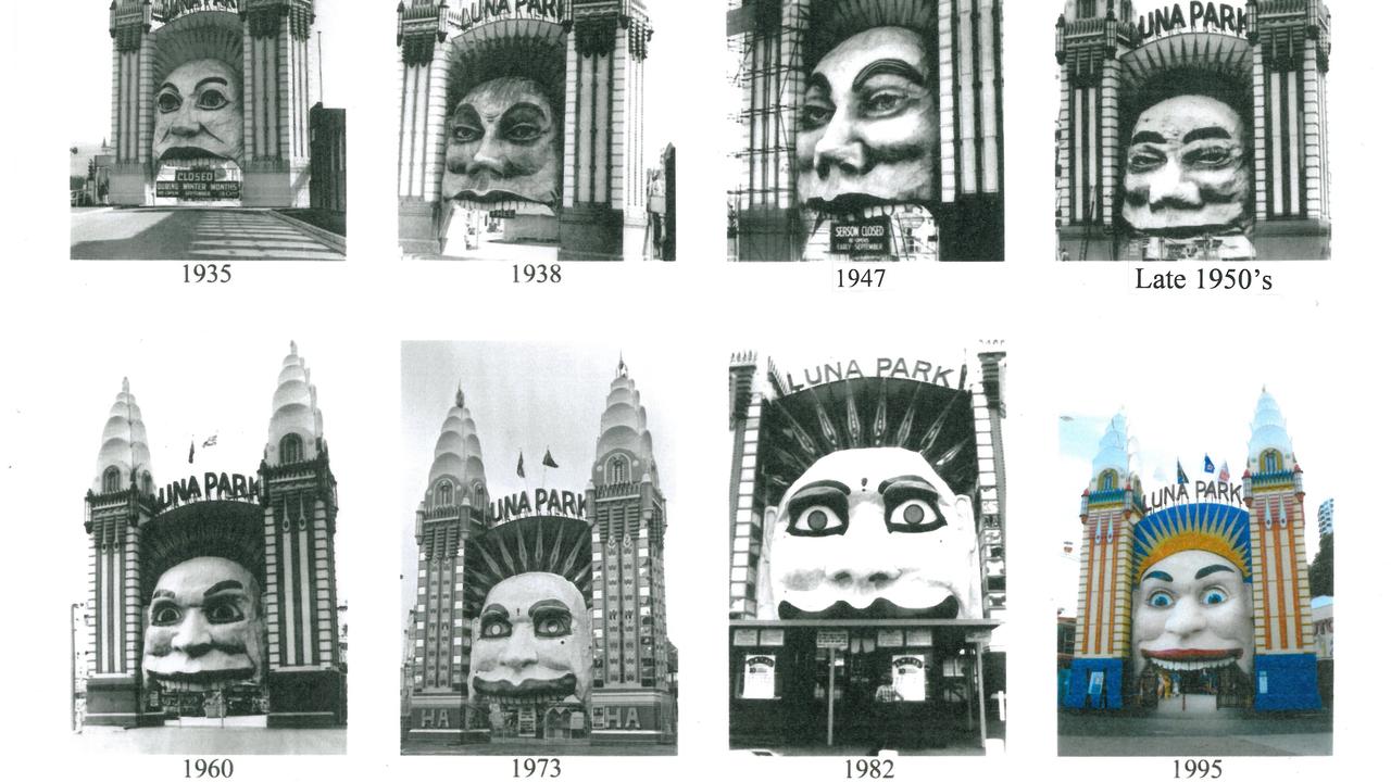 See the evolution of the Luna Park Sydney face | Daily Telegraph