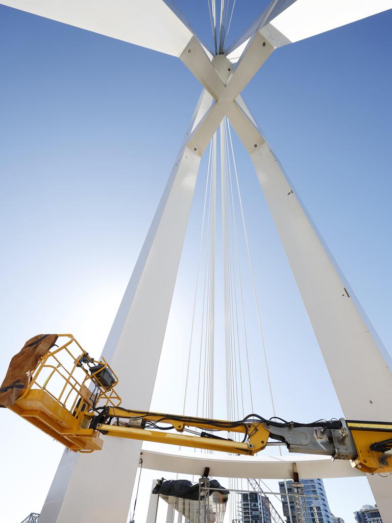 The new Kangaroo Point Bridge, Brisbane 23rd July 2024. (Image/Josh Woning)