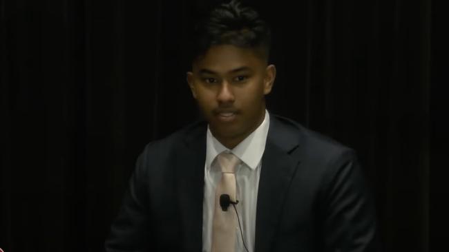 Kokulaan Santhakumar, a staffer in Alex Hawke's office, was involved in a major recruitment drive into Angus Taylor's seat. Source: Supplied
