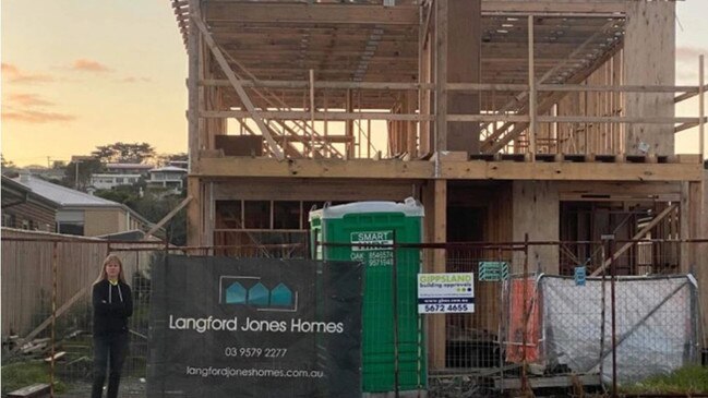 Langford Jones Homes collapsed last month and apparently only has $30,000 left in assets.