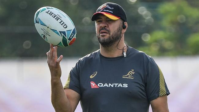 Wallabies coach Michael Cheika is unimpressed with World Rugby. Picture: AFP