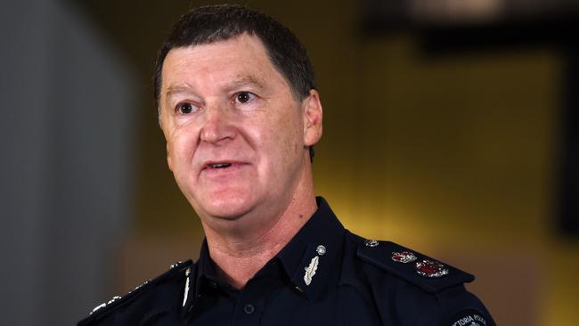 Under Shane Patton’s leadership, Victoria Police seems more interested in politics than looking after the public, writes Steve Price. Picture: Nicki Connolly