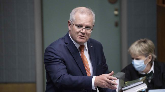 Prime Minister Scott Morrison says Australia must present a united front to the world. Picture: Gary Ramage