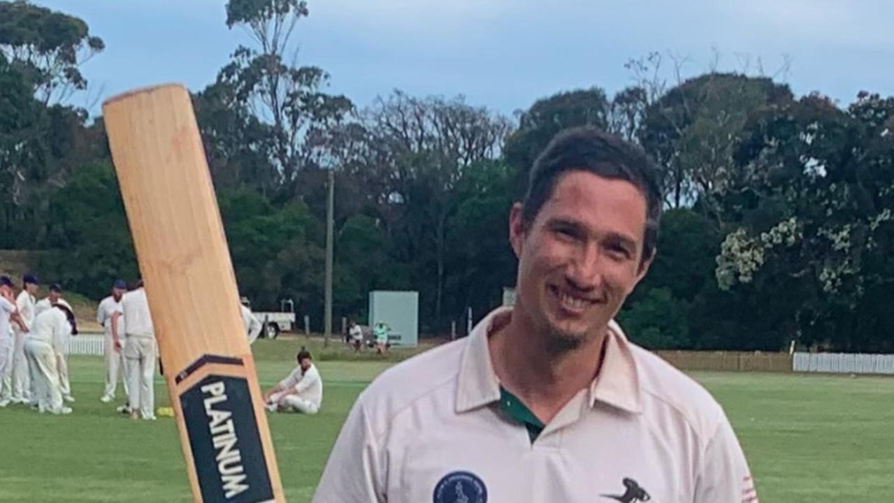 Anglesea's Tyron Norman made 142 against Barrabool. Picture: Anglesea Cricket Club.