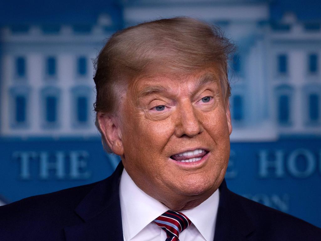 US President Donald Trump at the White House on November 5. Picture: Brendan Smialowski / AFP