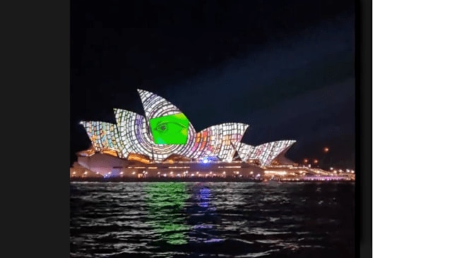 What's with the eye? Image: TikTok