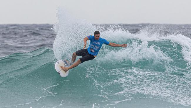 The son of Australian surfing royalty, Snapper Rocks surfer Jaggar Bartholomew is on the hunt for a spot on the Challenger Series. Photo: WSL/Natalie Meredith