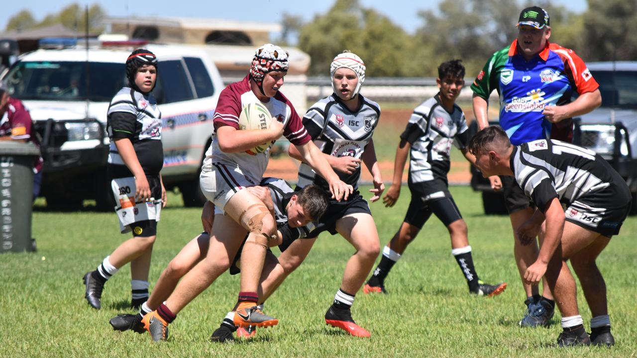 Mitchell Magpies v Wallumbilla-Surat Redbulls U16. Adrian Vowles Cup 2020.