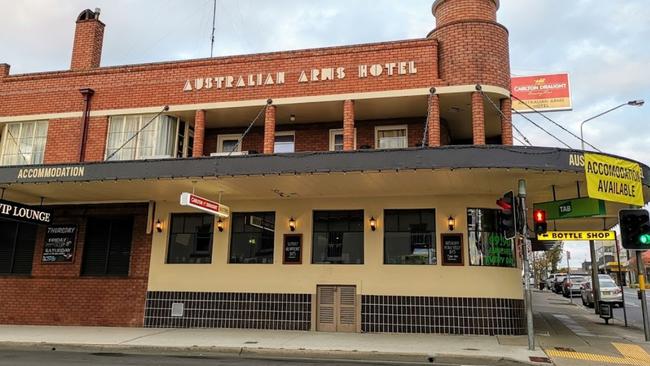 The existing Australian Arms Hotel has been on the corner of High and Lawson Streets since 1940. Picture: Google