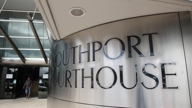 The man pleaded guilty in the Southport District Court to assault occasioning bodily harm. Photo: Scott Fletcher.