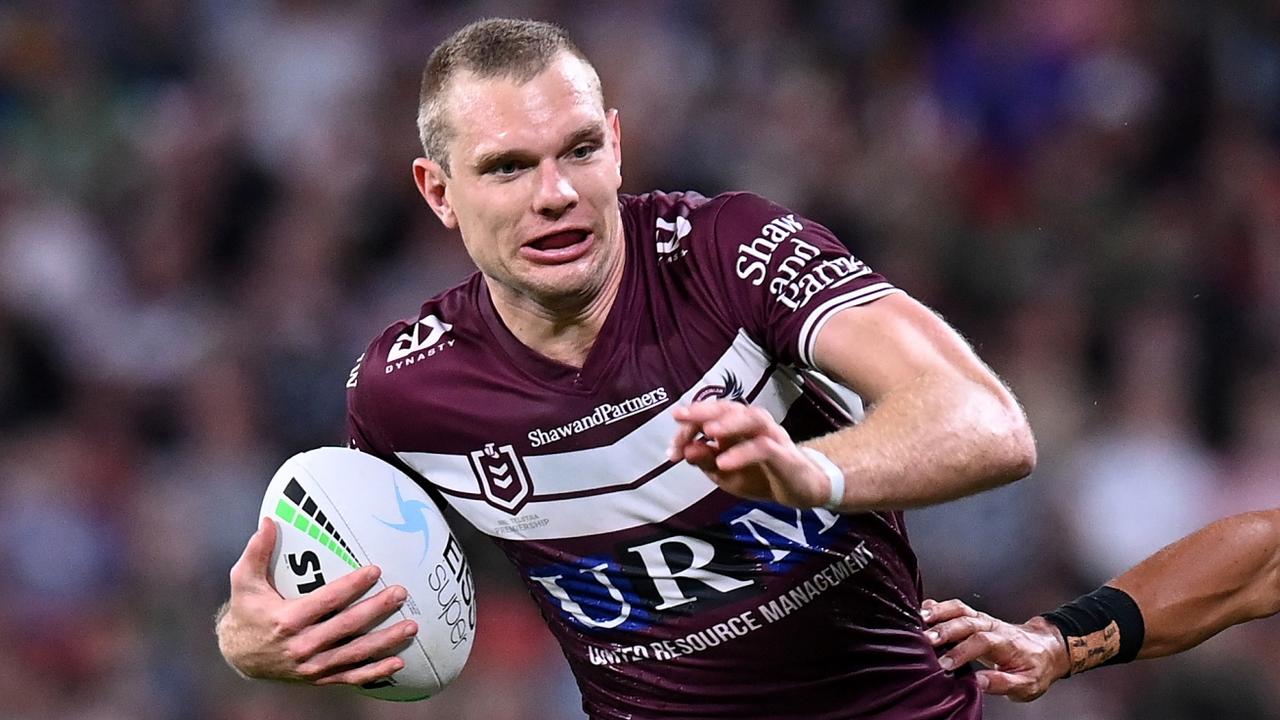 Tom Trbojevic had a spectacular season with the Sea Eagles. Picture: Bradley Kanaris/Getty Images