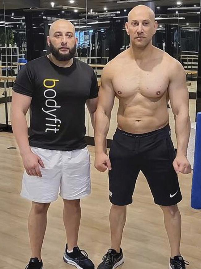 Comanchero sergeant-at-arms Tarek Zahed (right) and his brother Omar.