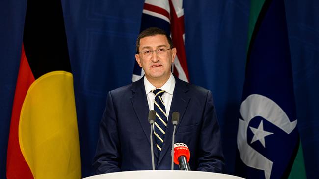 Julian Leeser, the Opposition’s spokesman for Indigenous Affairs, resigns from the Liberal party front bench on April 11. Picture: NCA NewsWire/ Ben Symons