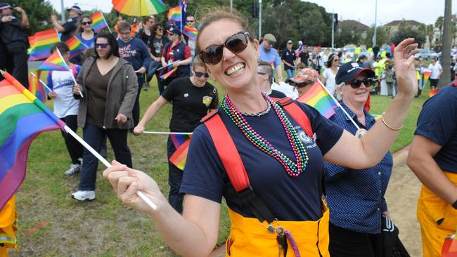 Councillors say Port Phillip is ideal for the centre, with up to 50,000 people attending Pride Marches in St Kilda. Picture: Andrew Henshaw