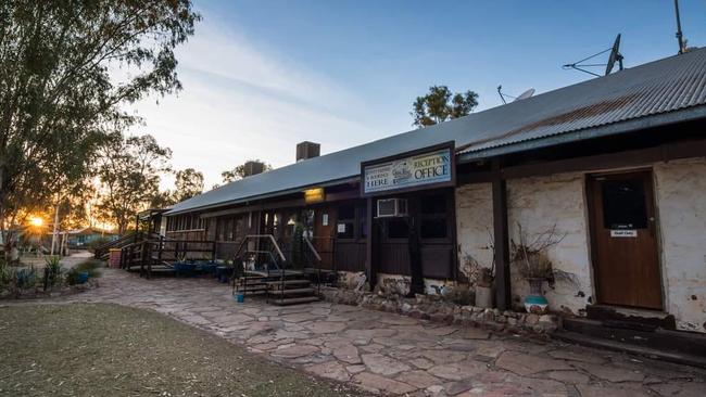 Ross River Resort in the East MacDonnell Ranges has closed to the general public, but remains available for functions, festivals and group bookings. Picture: Facebook/ Ross River Resort