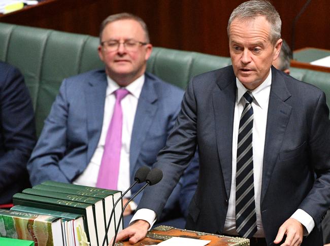 The focus on Bill Shorten has sharpened in the wake of comments from one-time leadership rival Anthony Albanese. Picture: AAP/Mick Tsikas