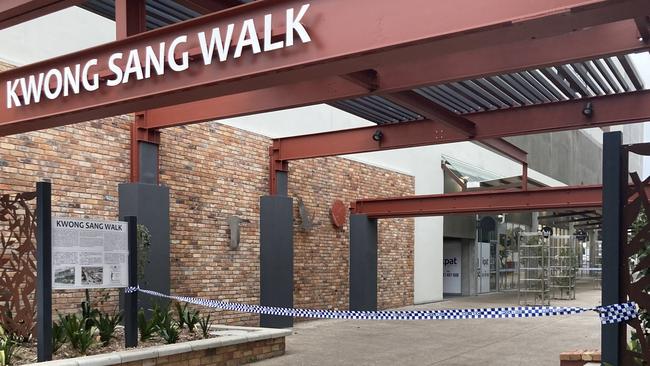 A crime scene was established after a teenage girl was seriously injured near the Toowoomba CBD on Annand St on February 14, 2023.