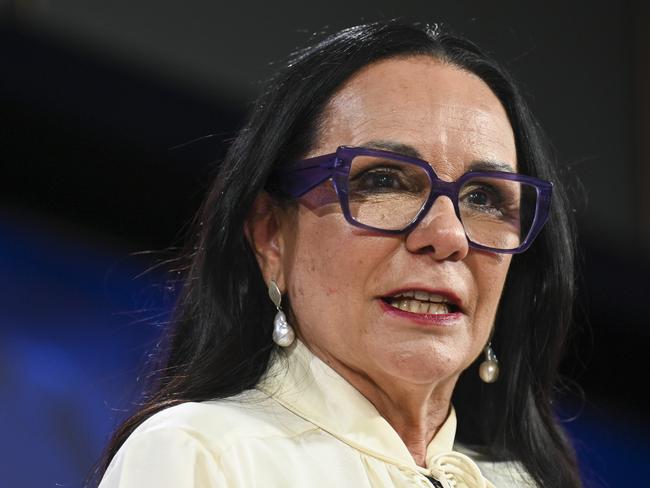 CANBERRA, AUSTRALIA, NewsWire Photos. JULY 5, 2023: Linda Burney Minister for Indigenous Australians addresses the National Press Club of Australia in Canberra. Picture: NCA NewsWire / Martin Ollman