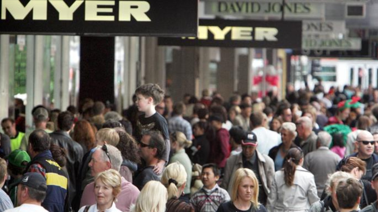 Myer, Westfield Busiest Christmas shopping days revealed