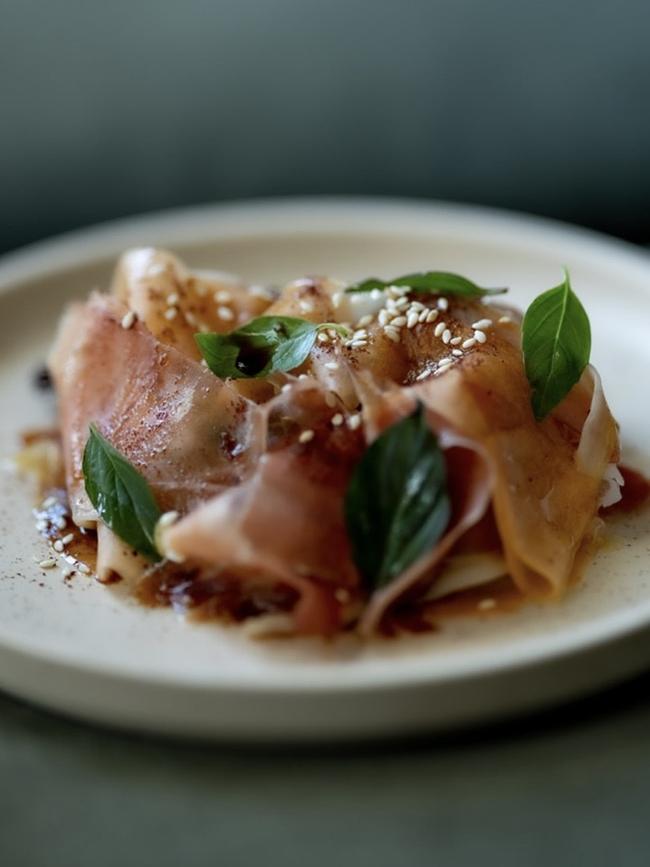 Jamon, melon, cucumber at Dolly, Unley. Picture: Supplied