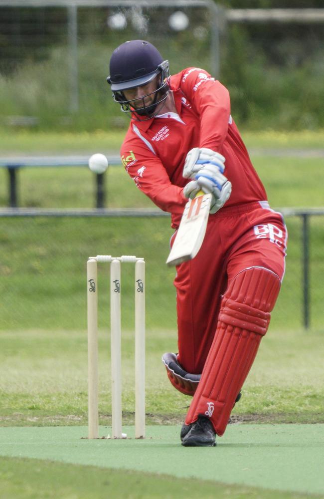 Luke Long batting for Baden Powell. Picture: Valeriu Campan