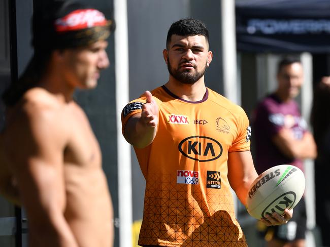 David Fifita is back running. Picture: AAP/Darren England