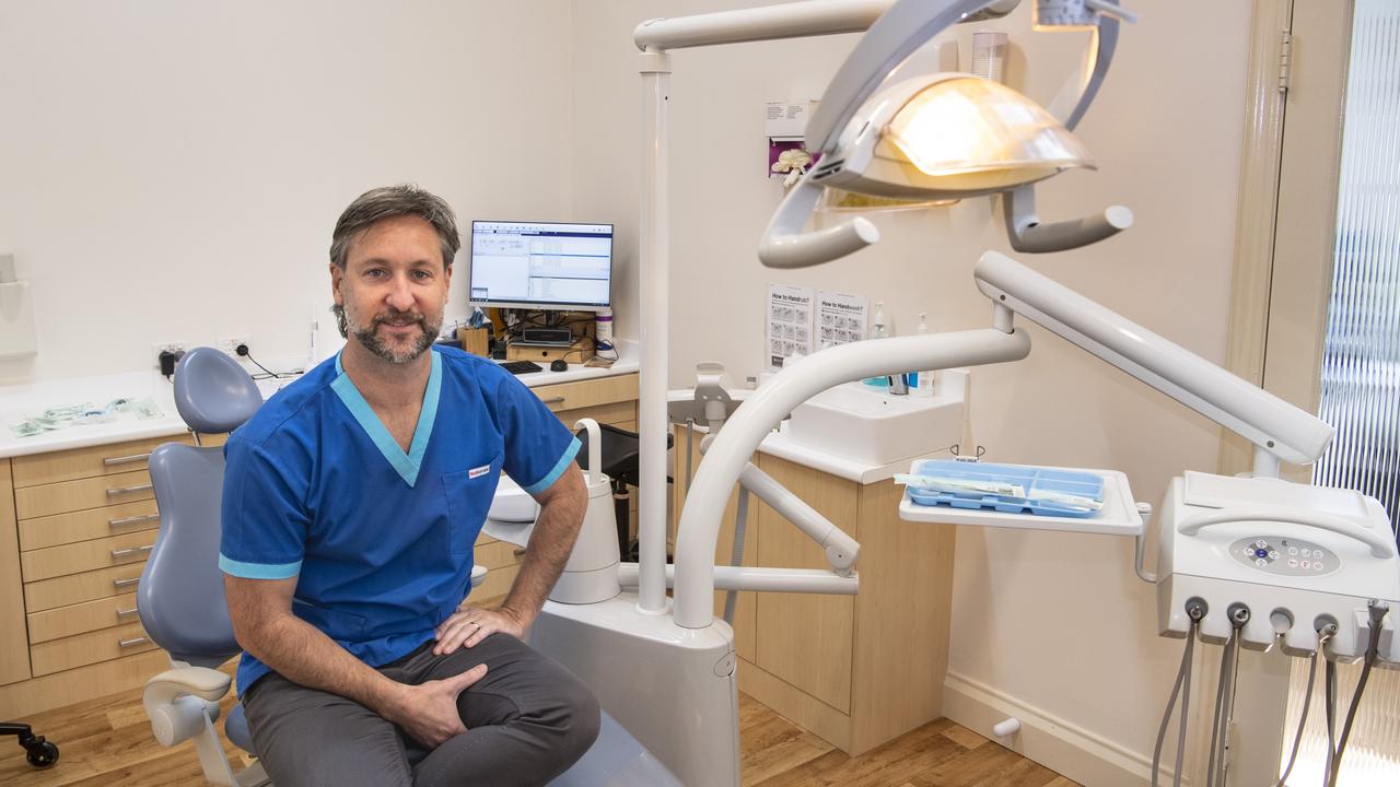 Dr Simon Franks, Toowoomba Specialist Dental. Picture: Nev Madsen.