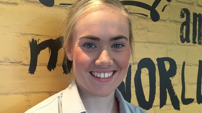 Megan Bittner, 21, is McDonald’s youngest store manager in Australia.