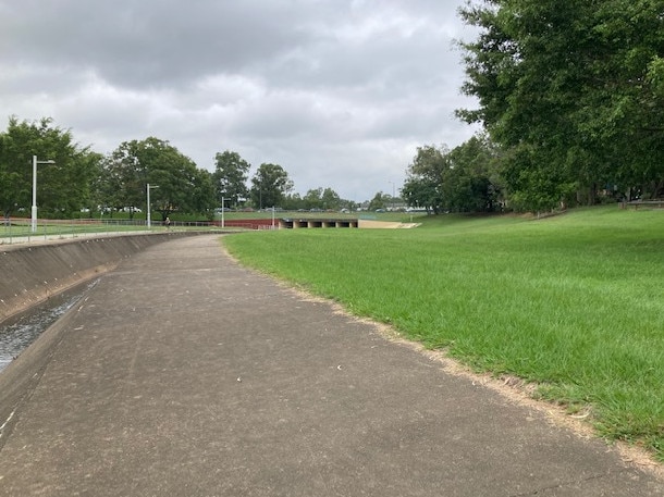 The storm water drain at Greenslopes.