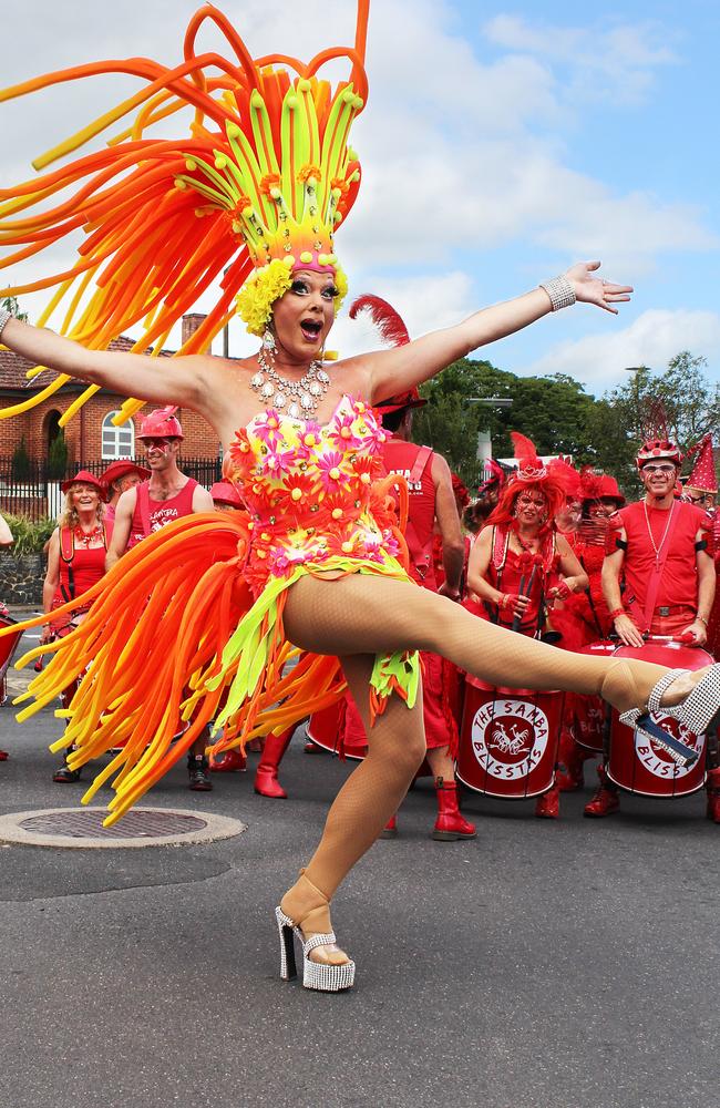 Maude Boat during the Tropical Fruits Street Parade in December 2012. Picture: Brad Mustow