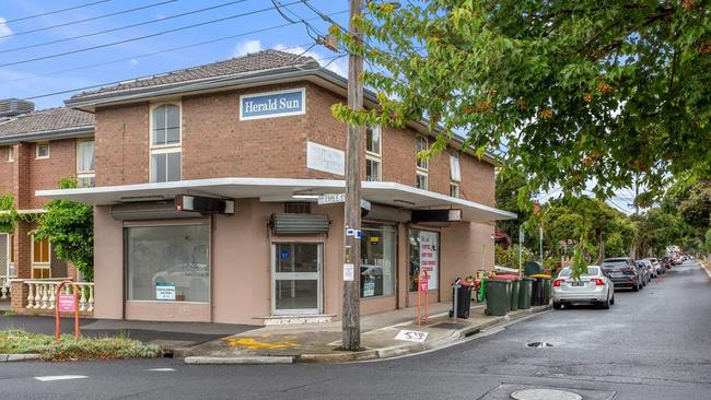 A former milk bar and corner store in Brunswick passed in under the hammer.