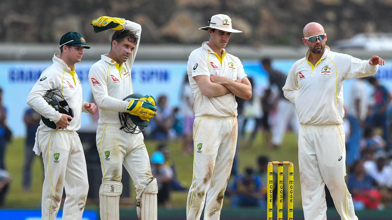 Steve Smith dons the baggy green in that series against Sri Lanka earlier this year. Picture: AFP