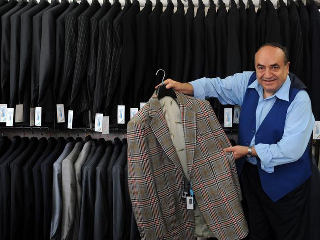 Stefano Laface has made, and sold, thousands of suits. Picture: Virginia Young