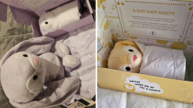 Riff Raffs are a popular toy said to help settle babies. Image: eBay