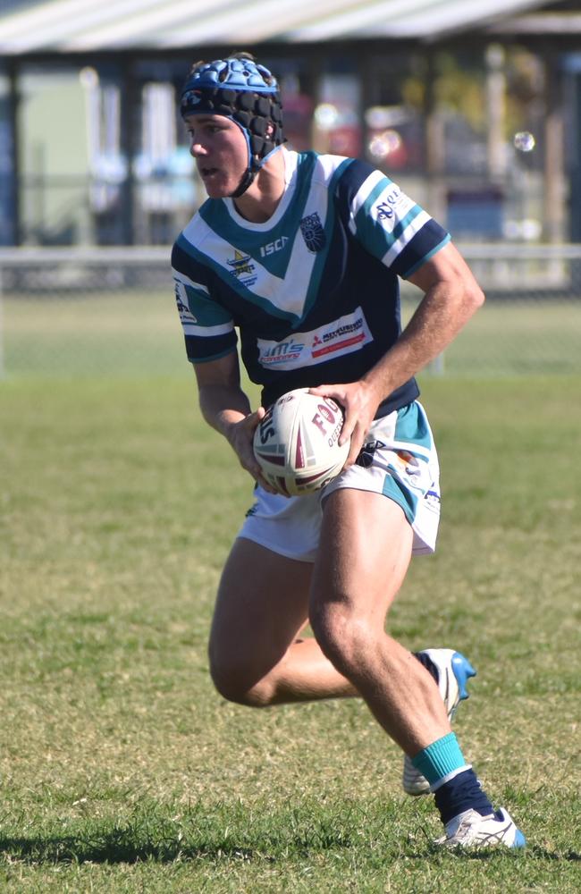 Will Shears for Mercy College against Ignatius Park in the Cowboys Challenge, 20 July 2021. Picture: Matthew Forrest