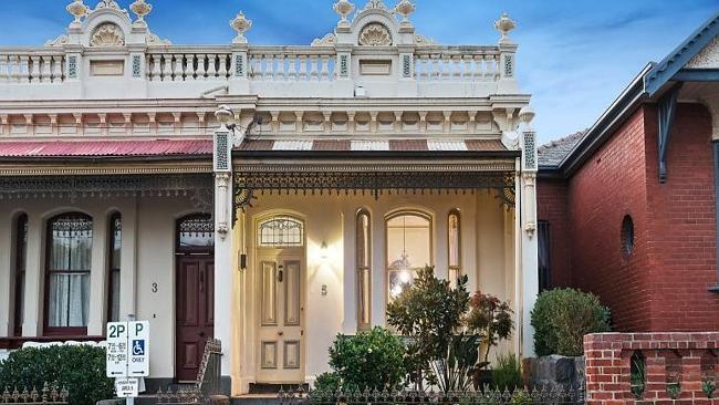 5 Carroll St, North Melbourne, sold for $1.35 million in its “bride” suburb.