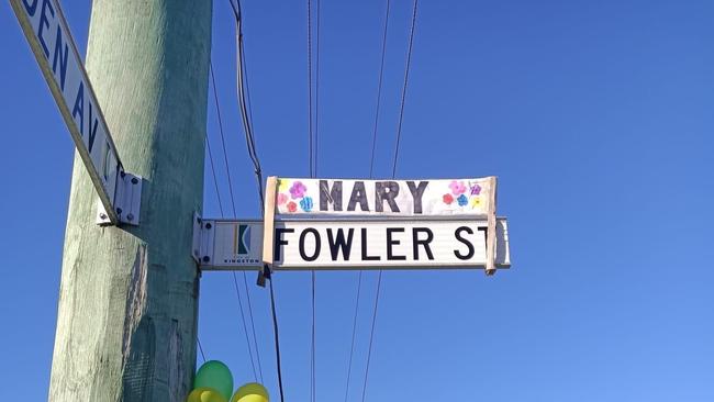 Mary Fowler has taken over one Melbourne street.