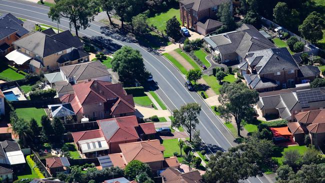 The NSW government plans to increase density in areas located to transport hubs. Picture: NCA NewsWire/ Gaye Gerard