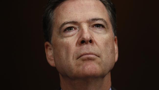 Sacked FBI Director James Comey. Pic: AP