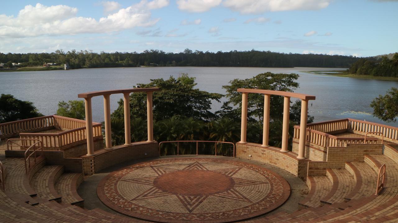 The Greek amphitheatre at Noosa Botanic Gardens.