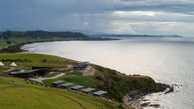 The view from The Cove, at Don, near Devonport, on the North-West Coast of Tasmania, where the Wild Wellness Method Retreat was held. Picture: Chris Crerar.