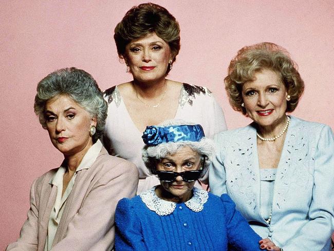 Bea Arthur, Rue McClanahan, Estelle Getty and Betty White from The Golden Girls.