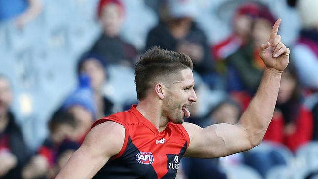 Jesse Hogan has kicked the most goals for the Dees this decade. .Picture: Michael Klein