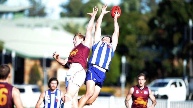 Mt Gravatt player Harrison Gobbie against PBC yesterday. Picture, Joh Gass