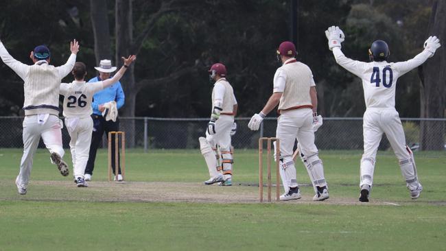 Geelong beat Fitzroy Doncaster by 220 runs. Picture: Carey Neate.