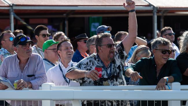 Thousands of people descended at the 2024 Darwin Cup Carnival, Fannie Bay. Picture: Pema Tamang Pakhrin